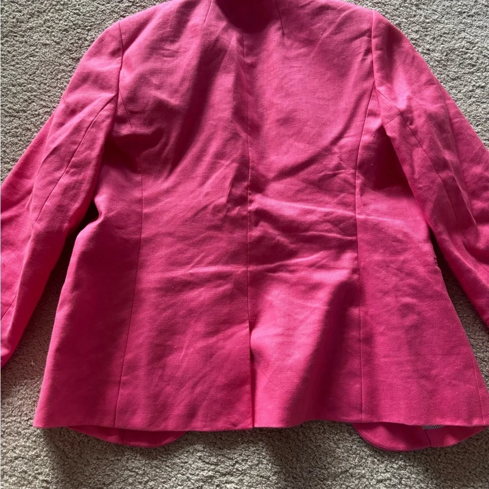J. Crew Vibrant Pink Blazer Parke - Picture 5 of 5